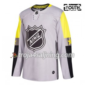  2018 All-Star tröja Metro Division Blank Adidas Grå Authentic - NHL Tröjor Barn